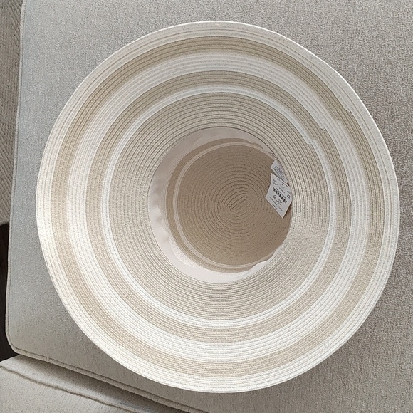 New J.Crew Striped Straw Hat - Picture 6 of 8